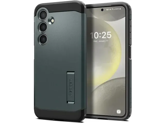 Spigen Tough Armor Samsung Galaxy S24 Hoesje Back Cover Groen