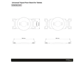 Tablet Houder Met Statief Tripod Tablet Vloerstandaard - 7