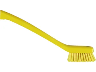 Vikan Hygiene smalle borstel Geel lange steel - 1