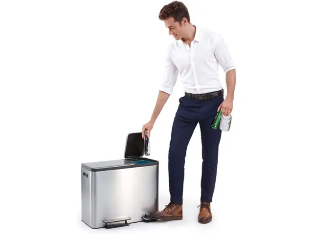 EcoCasa pedaalemmer 3x 15 Liter RVS EKO