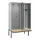 locker met bank,voor scheiding van kleding,HxBxD 2120x1200x815mm,4vak
