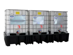 stellingopvangbak,v. stelling voor gevaarlijke stoffen,v. vak B 3300mm