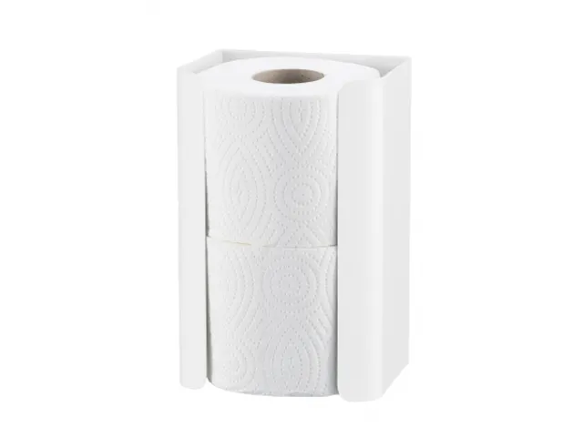 Toiletpapier Houder Duo 2 rollen Wit