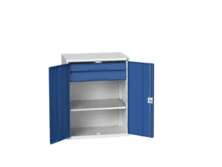universele kast,HxBxD 1000x800x550mm,1xStalen bodem,2lade(n) - 1