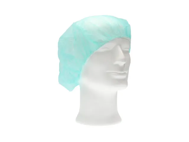 PP non woven haarnet groen 50cm bouffant cap maat M 1000 Stuks