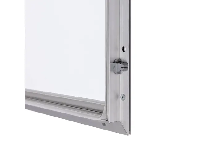 Outdoor Vergrendelbaar Notitiebord Slim 15xA4 Zilver