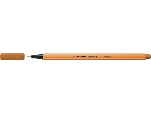 Fineliner STABILO point 88/89 donker oker 0.4mm