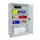 Vouwdeurkast 1950x1200x500mm 4legborden Verzinkt Ral7035 Front Ral7035