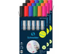 Boardmarker Schneider Maxx 290 2-3mm rond assorti doos 5+1 gratis