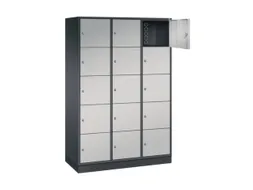 grootvolume-lockersysteem,HxBxD 1950x1220x500mm,3x5vakken,cil.-slot