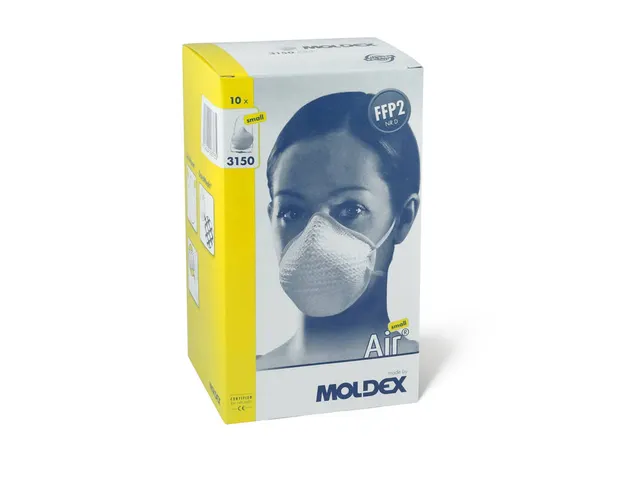 Moldex stofmasker Air FFP2 NR D maat S/M individueel verpakt 10 Stuks