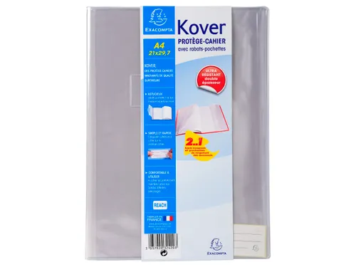 Schriftomslagen Kover transparant 21x29,7cm