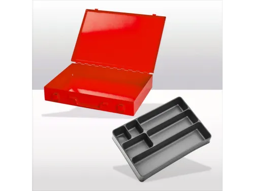 assortimentskoffer,HxBxD 50x335x240mm,6vakken