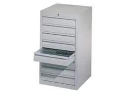 Ladenkast 900x500x500mm 8 Laden Uitschuifbaar Glijgeleiding Ral7035