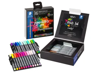 Brushpen Staedtler PigmentArts set à 36 kleuren - 3