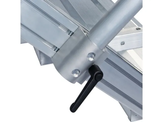 escalier industriel estrade H 1 25m 5marches marches P 175mm galvanis