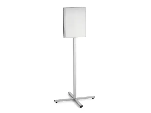 Vloerstandaard info stand outdoor A3 grijs