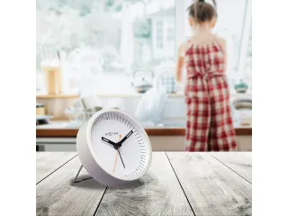 Wekker Nextime Small 9 cm wit - 5