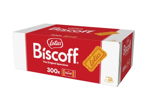 Koekjes Lotus Biscoff speculoos doos 300 stuks