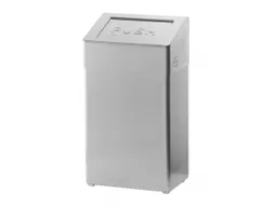 Afvalbak RVS Anti-fingerprint 18 Liter Gesloten