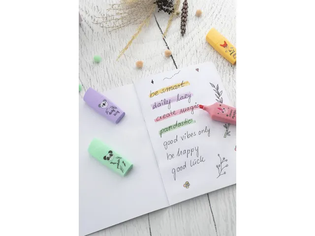 Mini markeerstift Eberhard Faber Animal set à 4 stuks