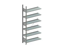 magazijnstelling,aanbouwveld,HxBxD 2200x1006x336mm,vakl. 80kg