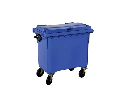 Contivia 4,vuilnisbak 4wielen 770 L blauw