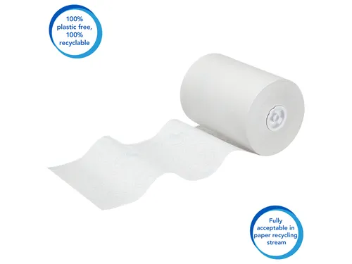 Handdoekrol Scott Slimroll 1-laags 165m wit 6623