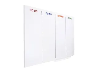 Whiteboard Rocada Skinagile 100x150cm wit gelakt - 5