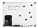 Whiteboard Desq 600x900mm in kunststof draagtas