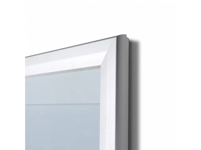 Outdoor mededelingenbord 9x A4 met logopaneel LED verlicht