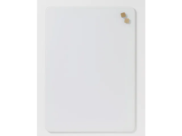 Glasmagneetbord Naga 50x70cm Pure White