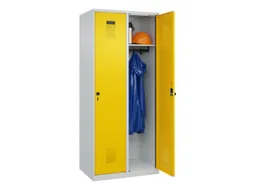 locker,HxBxD 1850x800x500mm,2vak,vak B 400mm,draaigrendel