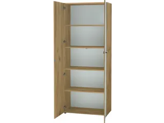 dossierkast,HxBxD 1960x800x370mm,5xhouten vloer,5ordnerhoogte - 3