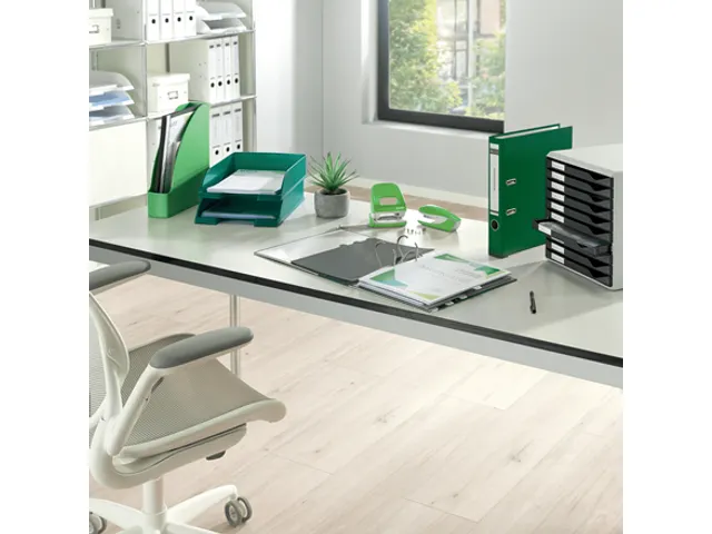 Leitz 180° Ordner 1010 80mm A4 PP Groen 3 stuks