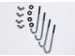 Kit de fixation,p. Entonnoir IBC,4 crochets fixation,rondelles