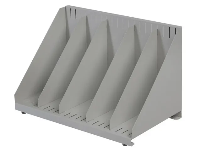 Sorteerrek Met 4 Tussenschotten Grijs