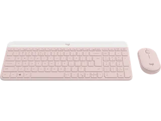 Logitech MK470 Slim Combo Toetsenbord QWERTY US + muis draadloos roze - 4