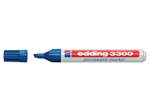 Viltstift Edding 3300 Schuin Blauw 1-5mm