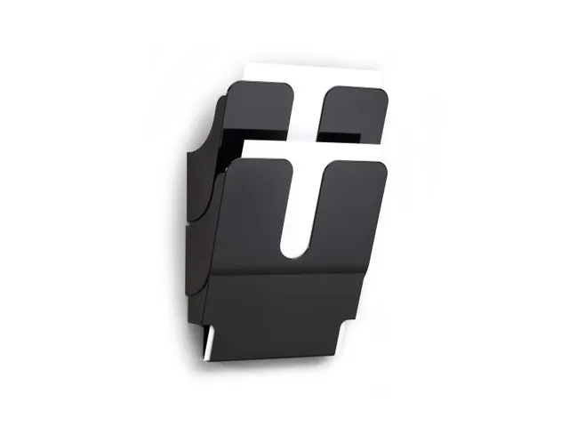 Wandfolderhouder Flexiplus 2 A4 Zwart