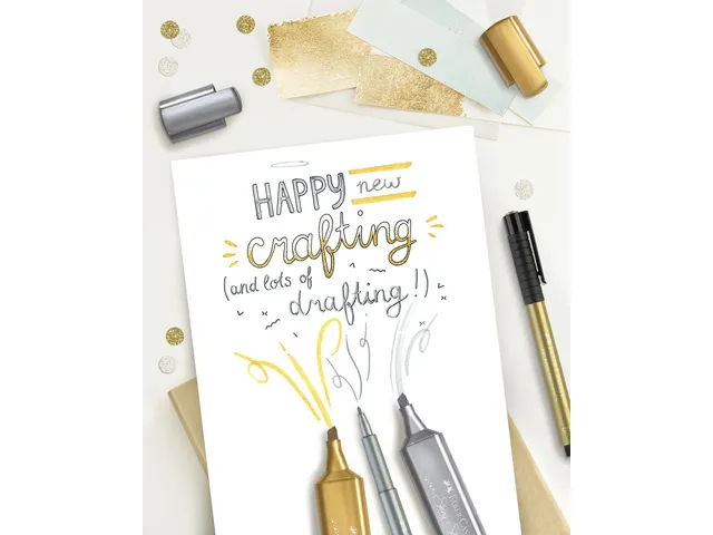 Tekenstift Fc Pitt Artist Pen Goud