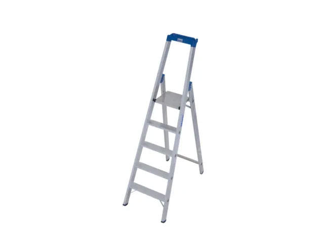 Ladder Aluminium Bordes H 1 25M 5Treden Incl. Bordes