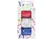 Krullint set à 3 kleuren rood blauw wit happy birthday
