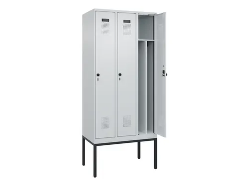 locker voor scheiding van kleding,HxBxD 2120x900x500mm,3vak
