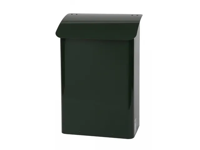 Wandbrievenbus, B 29 Cm Staal Groen