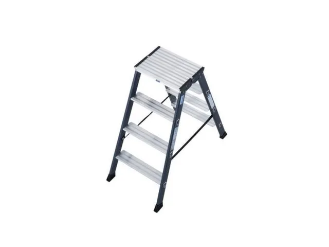 dubbele ladder,beide zijden,2x4treden,Stand H 0,4m,balk L 0,9m