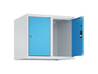 opzetkast,v. locker,2vak.,vak B 300mm,HxBxD 500x600x500mm,vleugeldeur - 2