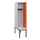 locker met bank,HxBxD 1950x400x815mm,1vak,vak B 400mm,draaigrendel