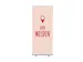 Roll-Banner 85x200 complete set met print "Hier Melden" Rood