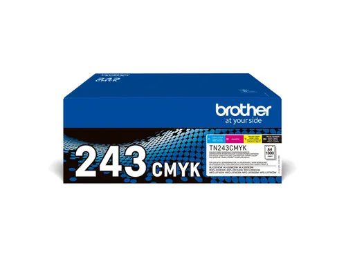 Brother TN-243 Toner Multipack Zwart + 3 Kleuren Origineel
